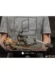 The Mandalorian on Speederbike Deluxe - The Mandalorian - 1/10 - Iron Studios