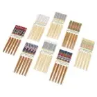 Tableware Family Suit Printing Chopsticks Bamboo Chopsticks Mildew Proof Wooden