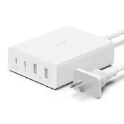Belkin BoostCharge Pro 108W 4-Port USB-A/USB-C GaN Charger For MacBook White