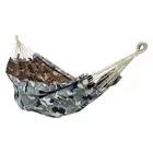2-Person Polyester Jacquard Double Hammock - White-Capped Waves by Sunnydaze