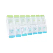 AM PM 7 Day Pill Organizer Weekly, 2 Times a Day Medicine Organizer,Large Tra...