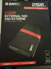 EMTEC X200 External SSD 256GB USB-C