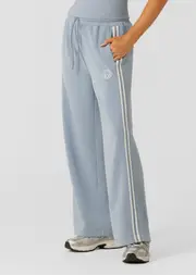 [Lorna Jane] Sidelines Spacer Track Pants in Blue, Size - Large L Glacier Blue