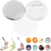 Craft Your Own Pins: 500 Sets of 58mm Button Maker Parts & Supplies
