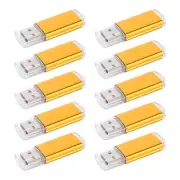 10 x 512MB Memory Stick USB Flash Drive USB Flash Drive USB 2.0 Gold Z9L32276