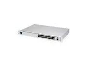 UBIQUITI UniFi 24 port Managed Gigabit Layer2 and Layer3 switch with auto-sensing 802.3at PoE+ and 802.3bt PoE, SFP+ : Touch Display - 400W GEN2