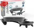 Banquet Electric Frying Pan Set, Diamondforce Non-Stick, Even Heat, Black - AU