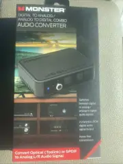Monster Digital To Analog & Analog To Digital Combo Audio Converter MAD1-1007
