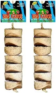 2 Pk Bird Kabob Shred able Hookbill Parrot Bird Toy~For birds that pick feathers