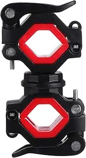 1Set Rotation Bike Flashlight Holder Clip Mount Bicycle Light Rack for Safe Night Riding Easy Tool Installation Durable and Material Compatible