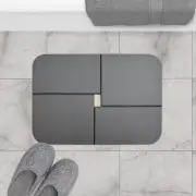 Modern Black Bath Mat, Minimalist Bathroom Decor, Stylish Home Accessory, [...]
