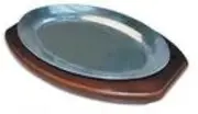 Winco APL-11 Aluminum Sizzling Platter, 11-Inch, Medium