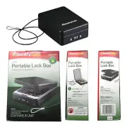 SentrySafe P005C Small Lock Safe Box with Combination Lock & Tether 0.05 Cu. Ft.