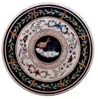 100% Genuine Tuscany Marble Center Table Top Coffee Table Table Inlaid With Semi