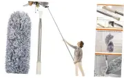 Dusters for Cleaning High Ceiling Fan, Microfiber Feather Duster with 30'' to