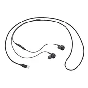Samsung AKG Type-C In-Ear Earphones - Black (S22-S20-S21-Note 20- Ultra-Samsung USB-C phones)