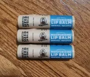 Dr. Squatch Moisturizing Lip Balm, Original Squatch, 0.25oz, Lot of 3