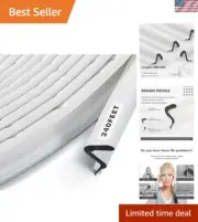 Door Weather Stripping Soundproof Door Seal Strip V-Shaped Q Foam Kerf Weathe...