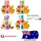 Portable USB Fruit Blender Personal Mini Food Smoothie Maker Mixer Juicer Shakes
