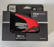 Office Depot TruePress Reduced Effort Jam Free Mini Stapler Red/Black