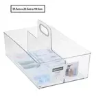 Plastic Storage Caddy 2 Compartment Kitchen Office Shower Storage Organiser
