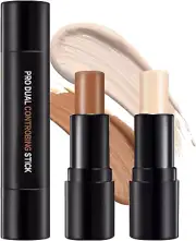 Concealer Contour Highlighter Stick Contour Stick,Face Highlighters,Double-En...