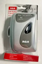 RCA Portable Personal Cassette Player RCP268 FM Radio & Analog Tuning - NEW