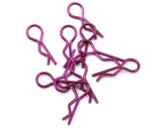 Yeah Racing Body Clips (Purple) (10) (1/10 or 1/8 Scale) [YEA-YA-0594PP]