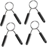 SUPVOX Barbell Clamp Set Spring Clip Collars Dumbbell Buckle Gym Bar Clips Locking Collars for Fitness Training
