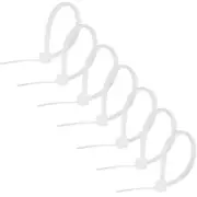 4-Inch Zip Ties 100 Pack Durable Nylon Self-Locking 18 Lbs. Tensile Strength ...