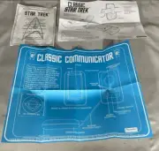Vintage Star Trek Classic Communicator blueprint & Certificate of Authenticity