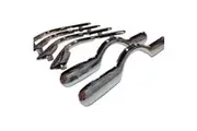 QUALITY SOLID Pool Snooker Table CHROME Pocket Brackets Heavy Boss Rounded