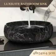 Bathroom Vanity Sink Washing Basin Oval Vessel Above Counter Hand Wash Bowl Toilet Bath Ceramic Countertop Modern