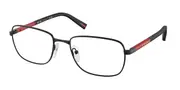 Prada Linea Rossa PS52QV 1BO1O1 Men's Glasses Black Size 54 - Private Health Rebate - Blue Light Block Available
