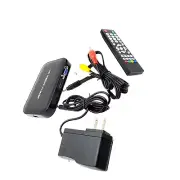SD USB MMC HDMI VGA AV YPbPr 1080p Multi TV Media Player + IR Fernbedienung
