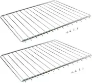 First4Spares Universal Adjustable Extendable Oven Shelf/Cooker/Fridge Rack, 352-566 mm, Pack of 2