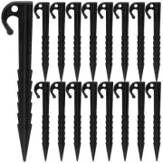 25 Pcs Hooks Garden Nails Reusable Tent Pegs Camping Ground Stakes