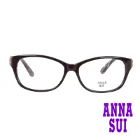 在飛比找momo購物網優惠-【ANNA SUI 安娜蘇】甜心厚蝴蝶結造型光學眼鏡-條紋/