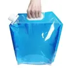 Distant Depot Collapsible Camping Water Storage Container Carrier Bag Blue 5L