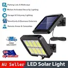 160 LED Waterproof Solar Wall Light with Motion Sensor and Separate Panel