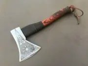 Gift Ragnar Viking Axe Forged Bearded Axe with Rosewood Handle GIFT & Husband