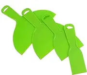 4pcs Putty Knife Flexible Blades Window Wallpaper Remover Plastic Floor Scraper Painting Stripping Tools Made for Efficiency