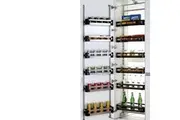 Elite Chef Open Out Tandem Pantry - 600mm Cabinet - 1650mm-1950mm Adjustable Height