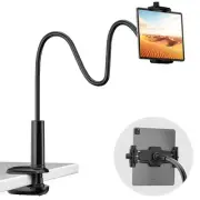Gooseneck Tablet Stand, Adjustable Phone & iPad Holder for Bed, Flexible Arm ...
