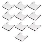 SD Memory Card Socket Holder Spring Loaded Push Type 10 Pin 10pcs