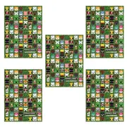 5x Minecraft 64-Page Scrapbook Art Kids/Children Blank Plain Drawing Notebook