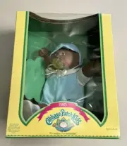 1983 Cabbage Patch Kids African American Boy Brown Eyes Dimples Pacifier MIB