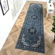 Lava Sahara Navy Runner Rug