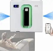 CHAOFLIGHT Window Cleaner Robot with Dual Water Spray, Automatic Window Cleaner Robot Smart Glass Washer with Anti-Falling Sensor,App Control,Suitable for Outdoor Indoor High Rise Windows Tiles