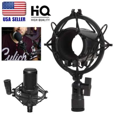 Universal Microphone Shock Mount Clip for Home Studio Podcast Music Recording
